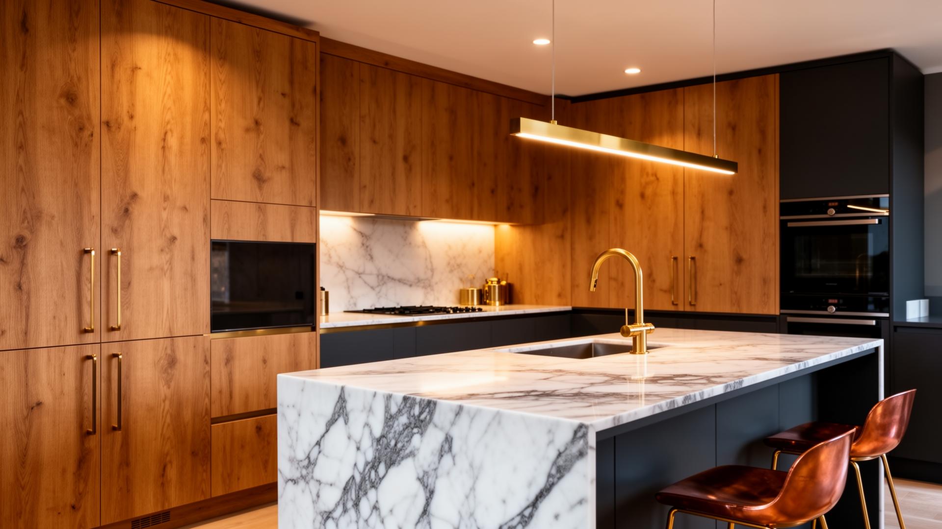 Modern luxury kitchen refurbishment by Tembok in Kent